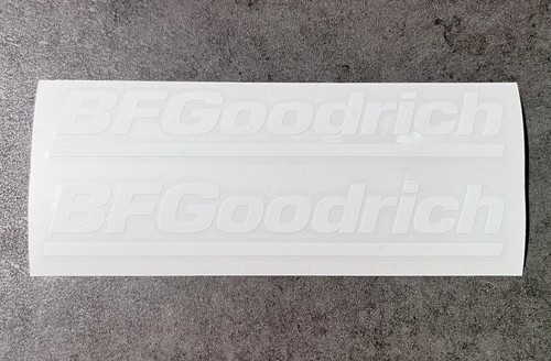 2Pcs BF GOODRICH TIRE RACING SPONSOR DECAL STICKER - Many Sizes 8"- 12" - Picture 3 of 7