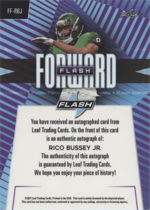 2021 Leaf Flash Rico Bussey Jr. #FF-RBJ