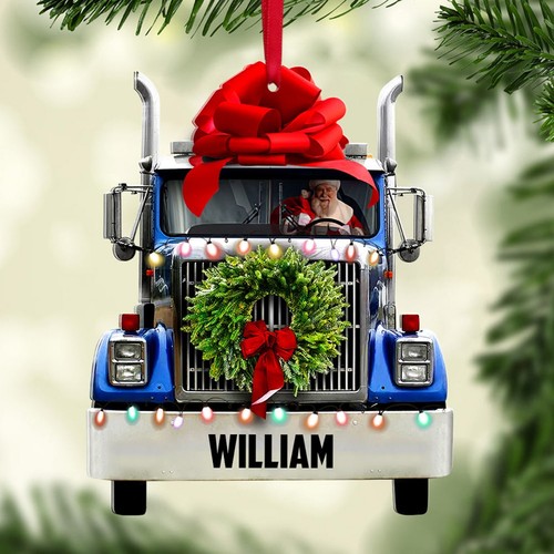 Christmas Tree Pendant Hanging Car Santa Claus Shapes DIY Xmas Home Decoration - Picture 4 of 10