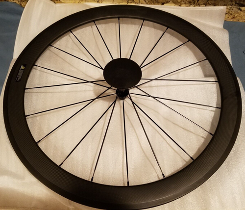 Queen Bike Carbon Fiber Road Bike Wheels 50mm Clincher Wheelset 700c 50mm - Picture 5 of 10