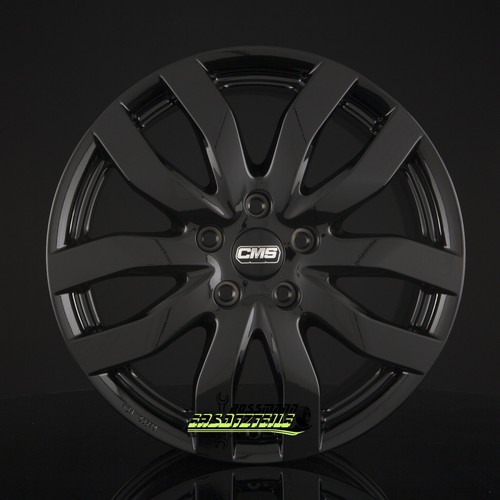 CMS C22 complete black glossy 6.5x16 ET50 - LK5/114.3 ML67.1 Felge Alu - Bild 7 von 12