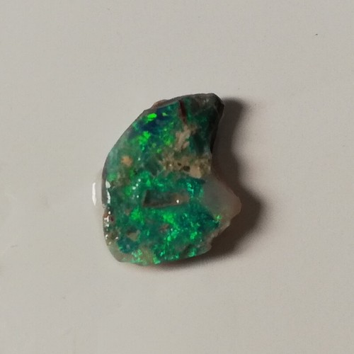 Impresionante RARO 1.25CTS CRISTAL DE ÓPALO NEGRO ÁSPERO/FROTAR ESPÉCIMEN Lightning Ridge - Imagen 2 de 5