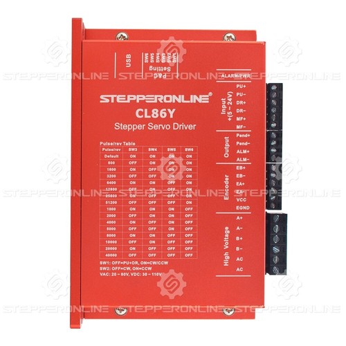 STEPPERONLINE 1Axis 9Nm Φ14mm 6A Nema 34 Closed Loop Stepper Kit w/ Power Supply - Picture 3 of 16
