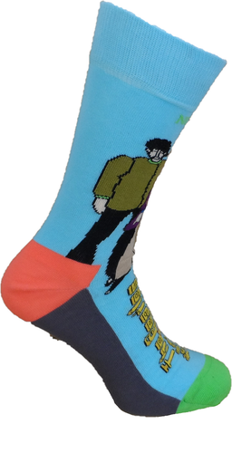 Mens Officially Licensed The Beatles Yellow Submarine Socks - Picture 4 of 4