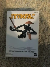 Stikfas AFK G2 Alpha Male Chinese Warrior Monk Black Hasbro New Sealed