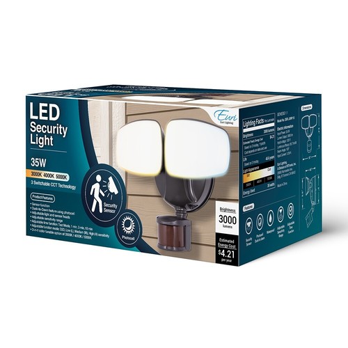 Euri Lighting Integrated Outdoor CCT Tunable 3K/4K/5K 3000LM Wet Rated Pack of 4 - Picture 5 of 11