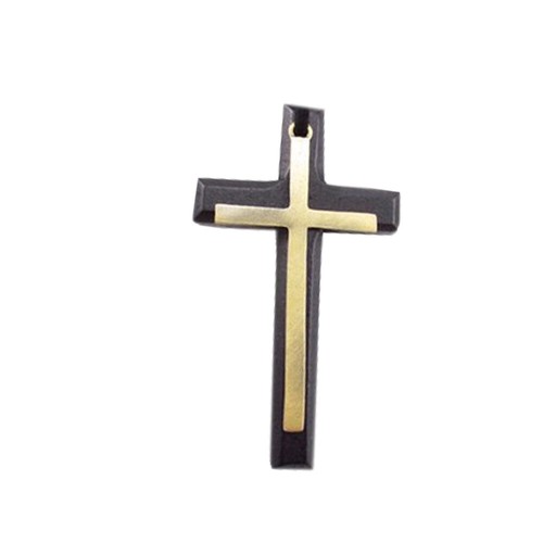 US 1er Pack Holz Holzkreuz lang Anhänger verstellbar christlich Halskette Unisex - Bild 3 von 16