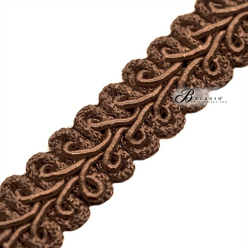 Belagio Enterprises 1/2-Inch Wide Gimp Braid Trim (25 Yard Roll) | BR-708 - 第 11/70 張圖片