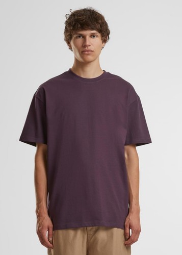 Mens Oversized T Shirt Short Sleeve Crew Neck Relaxed Fit Thick Heavy Cotton Tee - Picture 84 of 115