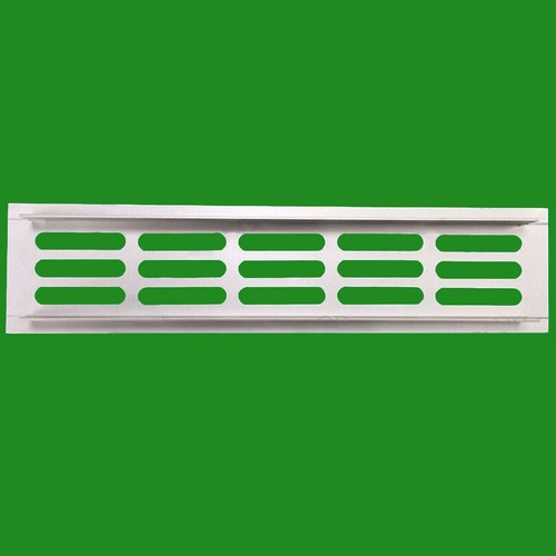 1x Aluminium Silber Rechteckig 250mm x 60mm Belüftung Grill, Lüftungsabdeckung - Bild 3 von 6