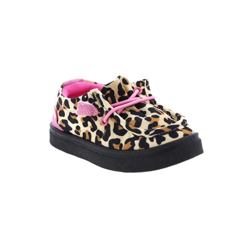 Oomphies Parker Girls Cheetah Slip On - Picture 2 of 9