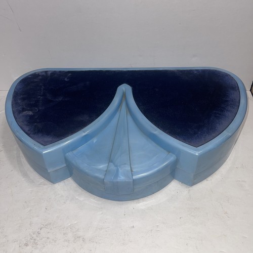 Vintage Dream Chest by Crosby Vanity Blue Velvet