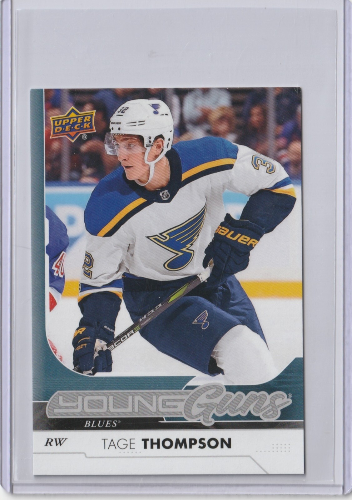 2017-18 Upper Deck Young Guns Jumbo Tage Thompson #228 Rookie RC