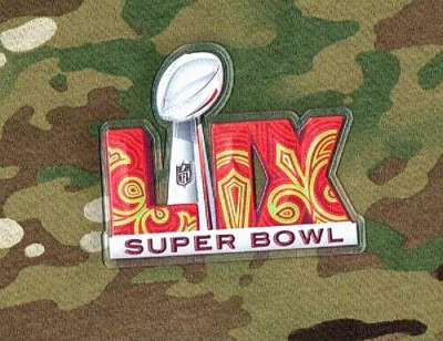 SUPER BOWL LIX CHIEFS vs EAGLES 2.9.2025 NEW ORLEANS ⭐PLASTIC⭐ iron/sew-on PATCH - Image 1 of 4