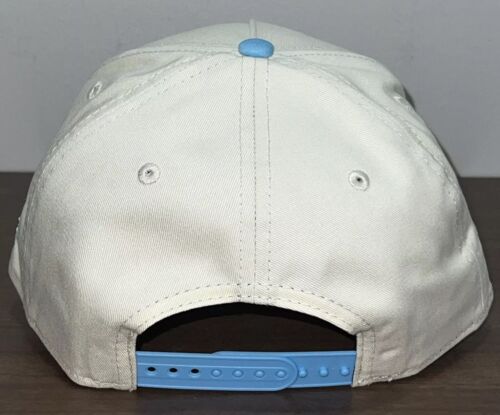 New Era Seattle Mariners 9FORTY A-Frame Cream/Blue Adjustable Snapback Retro Hat - Picture 3 of 8