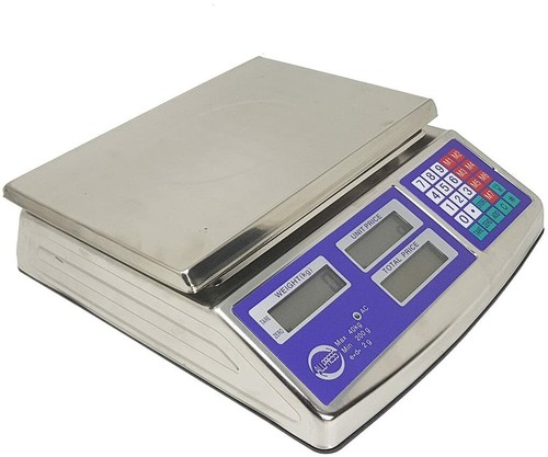 BILANCIA ELETTRONICA PROFESSIONALE DA BANCO IN ACCIAIO INOX DIGITALE 40 KG 2GR - Picture 1 of 6