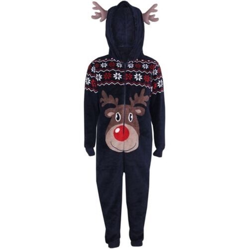 Kids Girls Boys A2Z Onesie One Piece Soft Fluffy Reindeer Xmas Costume 5-6 Years