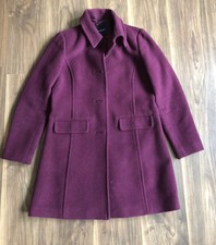 Lands' End Plum Coat Size 12