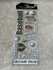 Me & My Big Ideas MambiSticks Baseball Stickers New in Package