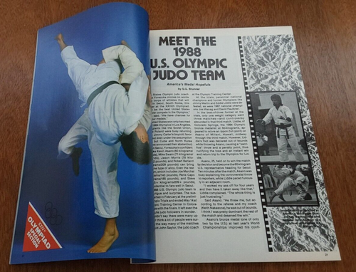 Black Belt Magazine; Oct. 1988 Vol. 26 No. #10 - Mike Swain 1988 US Olympic Judo - Picture 7 of 9
