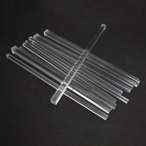 Clear Acrylic Perspex Round Rod Circular Bar Square Rod Bar 100/200/300mm Length - Bild 5 von 11