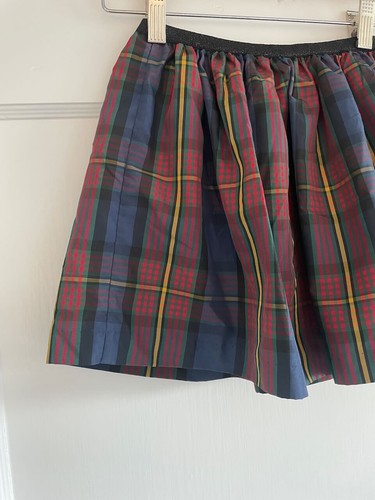 Polo Ralph Lauren Girls Tartan Plaid Holiday Skirt Black Red - Size 6 Years - Picture 3 of 8