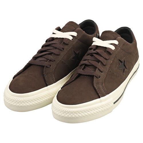 Converse One Star Pro Ox Mens Fashion Trainers in Coffee Nut Egret Black - Picture 8 of 8