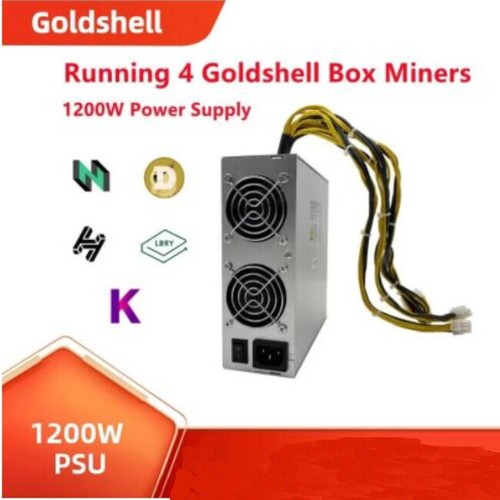 Goldshell 1200W Mute Power Supply for ASIC miner Mini-DOGE KD-BOX HS-BOX CK-BOX - Picture 1 of 3