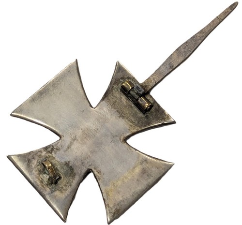 Scarce WW2 Third Reich era manufactured WW1 German Iron Cross 1st Class - Foto 4 di 6