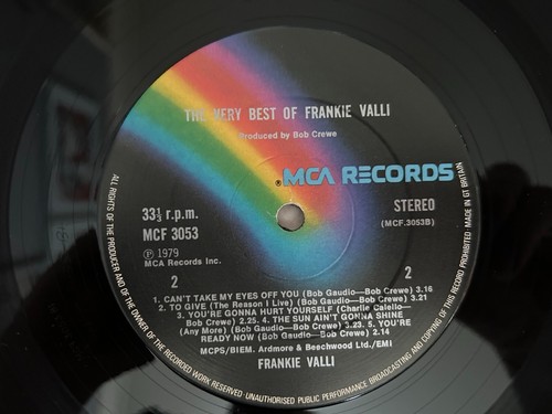 LP Frankie Valli – The Very Best Of Frankie Valli (1979) EX/EX - Picture 6 of 6