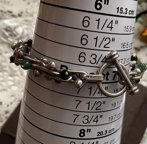 Vintage signiertes Sterlingsilber Taxco Armband - Bild 9 von 11