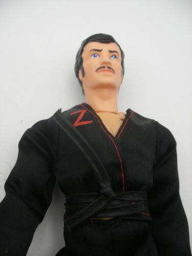 vintage no Mego Big Jim Poupee Mannequin Figurine Doll ZORRO Orli Jouet 25cm - Picture 6 of 9