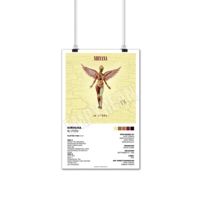 1993年NIRVANA◇IN UTEROプロモーション当時物非売品ポスターUS 1993年NIRVANA◇IN UTEROプロモーション当時物非売品ポスターUS
