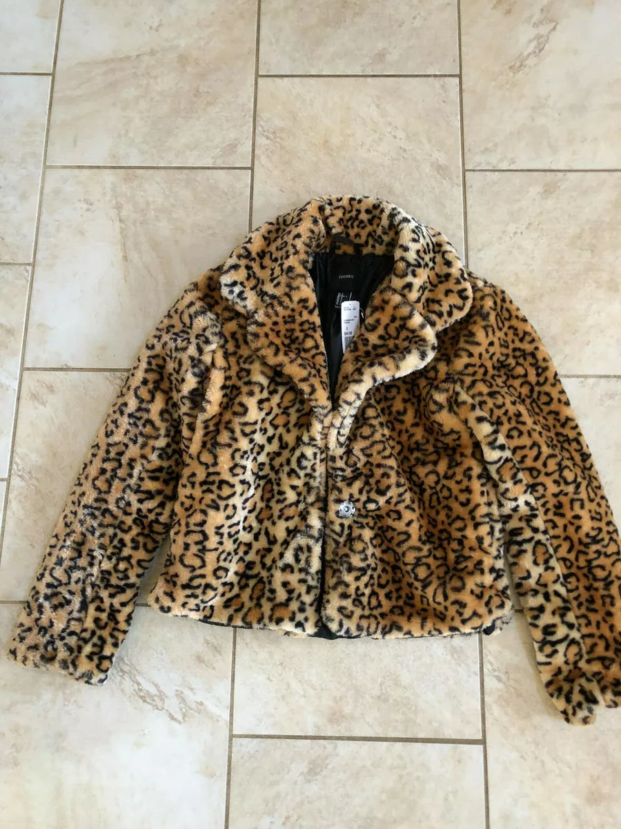 Leopard print jacket forever clearance new