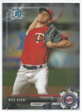 Nick Burdi Minnesota Twins 2017 Bowman Chrome Baseball