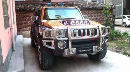 Para Hummer H3 2006-10 LED capó delantero cubierta capó moldeado lámpara de conducción con cableado - Imagen 14 de 22
