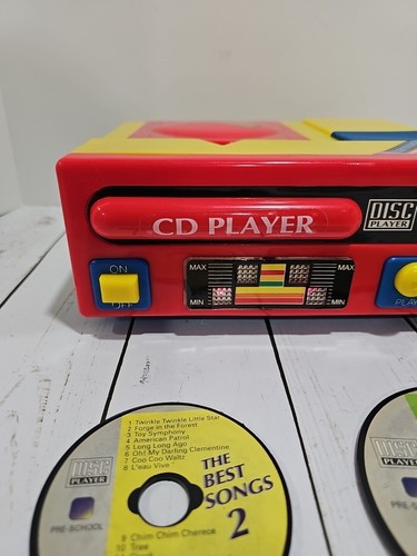 Reproductor de música de disco Lazer vintage control de CD NavyStar imagen juguete para niños - Imagen 3 de 16