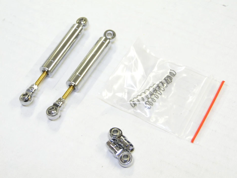 NEW RC4WD TRAIL FINDER 2 Shocks Rear 80MM Billet SILVER TF2 Toyota WD13Y - Image 3 of 3