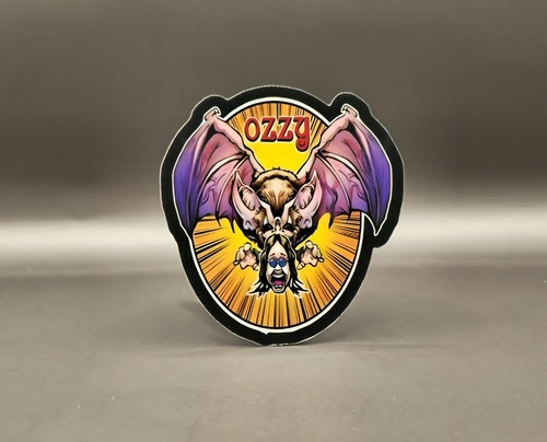 Black Sabbath Vinyl Stickers Ozzy Osbourne Prince Of Darkness Gothic Bat Tribute - Picture 15 of 24
