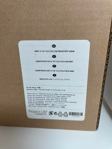 Stampin’ Up! KRAFT 6” x 8” Photo Album #139655 New/Boxed PROJECT LIFE - Picture 2 of 8