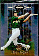 1996 Leaf Limited  #21 Mark McGwire Oakland Athletics