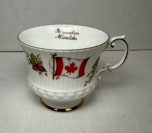 Canada Tea Cup Elizabethan Fine Bone China England, Flag Maple Leaf - Bild 6 von 14