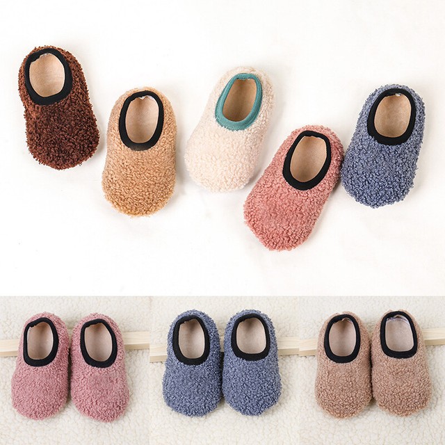 Winter Baby Kids Fleece Warm Anti-Slip Bed/Slipper Socks Home Indoor Floor Socks PV10856 Winter Baby Kids Fleece Warm Anti-Slip Bed/Slipper Socks Home Indoor Floor Socks PV10856