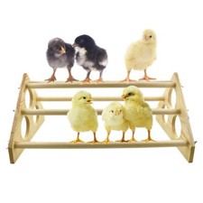 Chicken Perch for Chicks Chicken Wood Stand with Holes Chick Stand Trainning ...