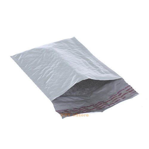 100 PEZZI Buste Imbottite Poly Bubble Mailers Buste Spedizione 4" x 7"_102 x 178+40mm - Foto 4 di 12