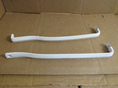 Whirlpool Refrigerator Door Handle Set (White) Part # 2221946W 2202098