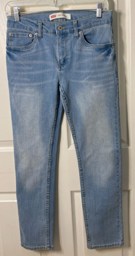 LOT of 2 Boys Levi's Blue Stretch Denim Jeans-510 Skinny & 511 Slim (Size 16) - Picture 2 of 8
