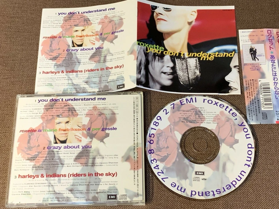 ROXETTE You Don't Understand Me JAPAN 5" MAXI CD TOCP-8675 w/ OBI+P/S BOOKLET  - Image 2 of 4