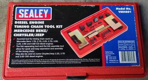 Diesel Engine Timing Chain Tool Kit - Mercedes, Chrysler, Jeep Sealey - VSE4801 - Picture 2 of 3