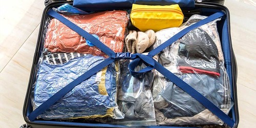 8X STARKE VAKUUM AUFBEWAHRUNGSBEUTEL WIEDERVERWENDBAR PLATZSPAREND KLEIDUNG BETTWÄSCHE ORGANIZER - Bild 8 von 8